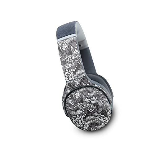 Image of MightySkins Carbon Fiber Skin Compatible with Skullcandy Crusher Evo Wireless - Angry Koi | Protective, Durable Textured Carbon Fiber Finish | Easy to Apply | Made in The USA