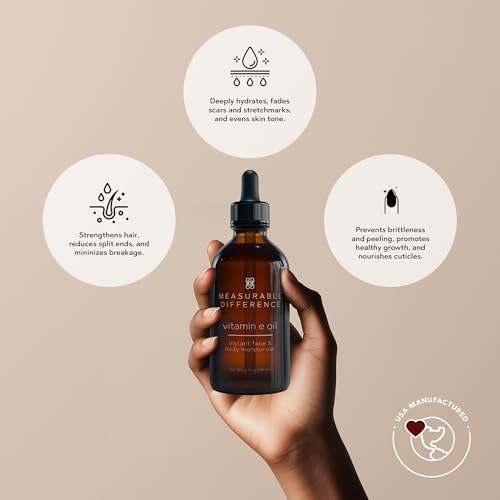 Chrislie Measurable Difference Face and Vitamin E Body Oil, 4 Fluid Ounce