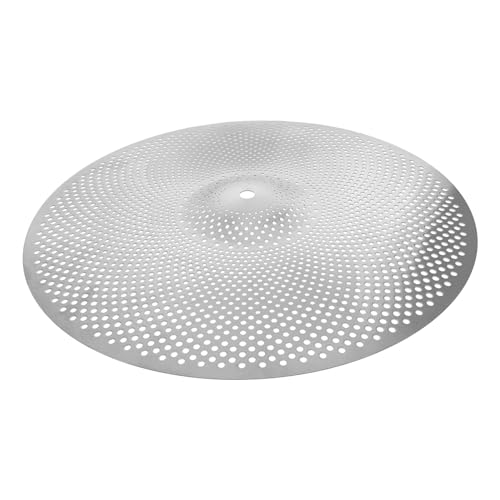 Abaodam Drum Cymbals Set Silent Cymbal Muffler Alloy Material for Drum Practice