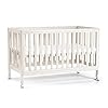   EvoNest-Baby-Crib-11-in-1-Convertible-Standard-Full-Size-Crib-with-Wheels-100-New-Zealand-Pinewood-Growing-Bed-4-Adjustable-Mattress-Heights