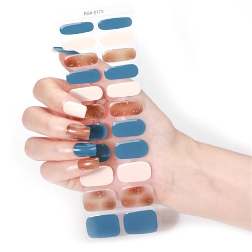 Professional Nails Art Full Covers Gel Nails Stickers Christmas Designs Travel Friendly Gel Wraps Manicure Decoration