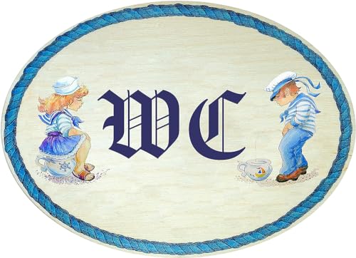 Kaltner Präsente - Placa decorativa para puerta (18 cm de diámetro)