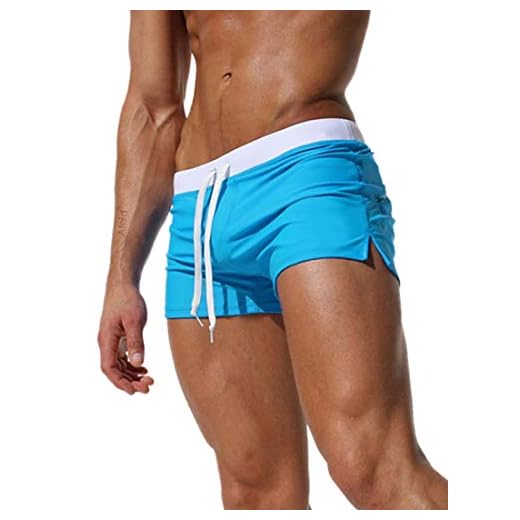 Minetom Bikini Damen Badeshorts Schwimmen Bikinihose Wassersport Schwimmshorts Boardshorts Badehose Sport Swim Shorts Schwarz DE 46 6 Adorel Herren Badehosen Badeshorts mit Innenslip Blau 44-46 EU (Herstellergröße M)