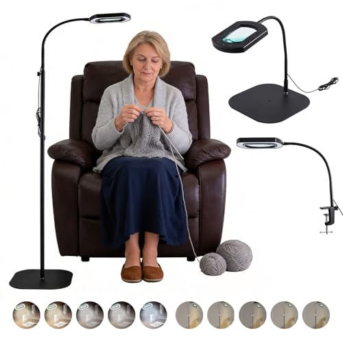 Loupe de lecture LED 10X mains libres pour modélisme et soudure