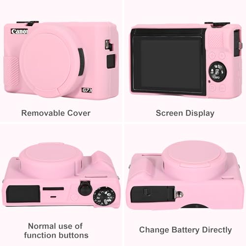 Funda rígida y silicona para Canon PowerShot G7X Mark III miniatura 5