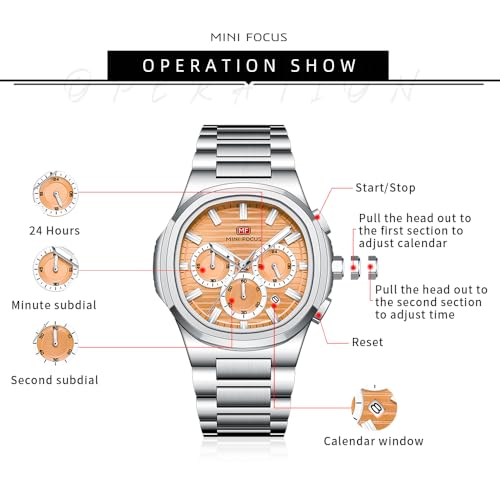 Montre calendrier MINI FOCUS grand cadran pour ne plus manquer aucun rendez-vous - 5