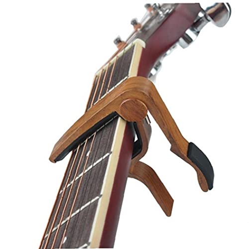 Onsinic Capo De Guitare Métallique en Métal De Bois avec Coussin De Silicium Parfait pour Guitare Ukulele Réglage… - Les Beatles, Paul McCartney, John Lennon, RIngo Starr, George Harrison Onsinic Capo De Guitare Métallique en Métal De Bois avec Coussin De Silicium Parfait pour Guitare Ukulele Réglage… – Image 5