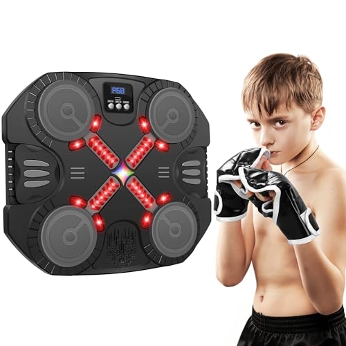 Music Boxing Machine Sport Toys for Kids,Wall Mounted...