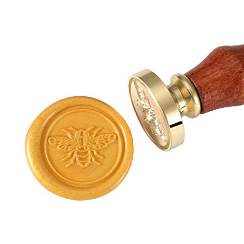 Yoption Bee Wax Seal Stamp, Vintage Brass Sealing Wax Stamp For Wedding Invitation Envelopes Gift Decoration (Bee) #TOP2