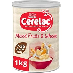 Cerelac Mixed Fruits & Wheat Infant Cereal with Milk 1kg | from 7 months+ | Baby Cereal