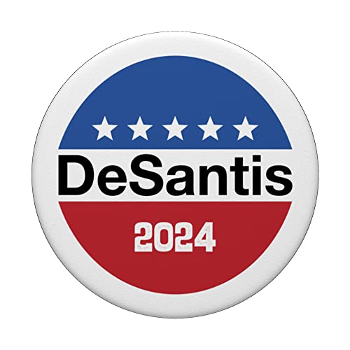 Ron DeSantis for USA Republican President 2024 PopSockets Swappable PopGrip, Black - Image 3