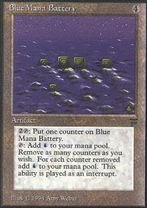 Magic the Gathering - Blue Mana Battery - Mana Blu Battery