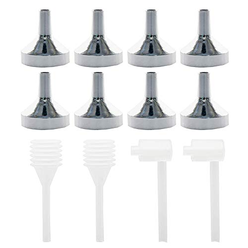 Dolovemk - 8 Mini embudos de Acero Inoxidable Cover