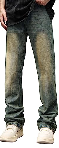 Men's Relaxed Fit Casual Hiphop Retro Style Jeans