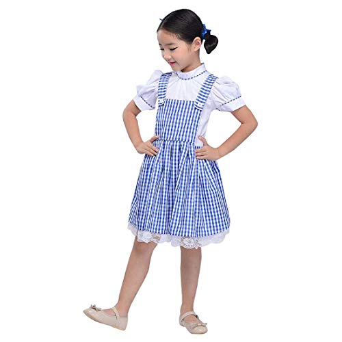 Girls Vintage 1950s Gingham Dress Little