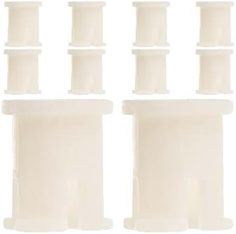HOMSFOU 10piezas Casquillos Para Vástago De Ruedas Pequeñas Fundas Resistentes Para Patas De Sillas De Oficina Insertos De Repuesto Para Montaje De Ruedas Giratorias