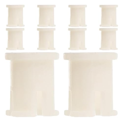 DIYEAH Gummikappe Für Stuhlbein 10Mm Stielhülse Ersatz Radsteckdose Für Bürostuhl Lenkrollen Möbelzubehör Mit Verschleißfester Schutzkappe