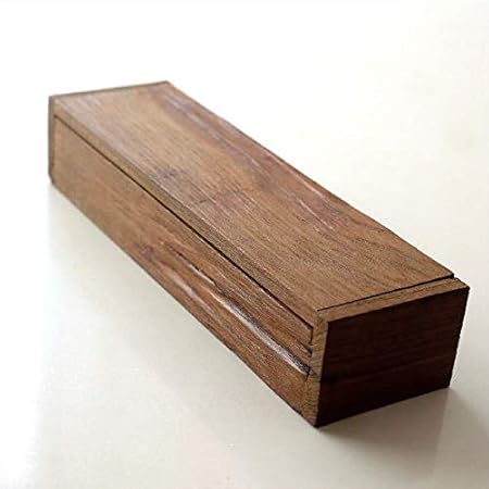 カトラリーケース ふた付き 木製 木 小物入れ 箸入れ 収納 ボックス 古木ロングケース [maz4353]