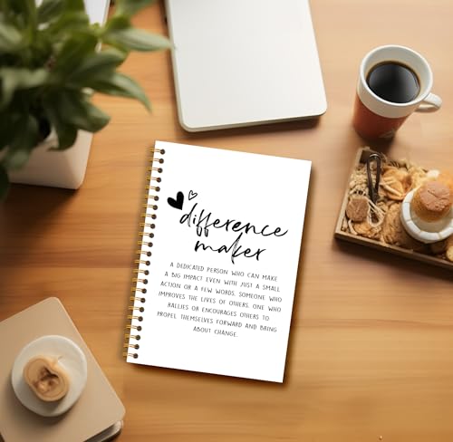 Carnet de notes à spirale Difference Maker 101 pour bureau