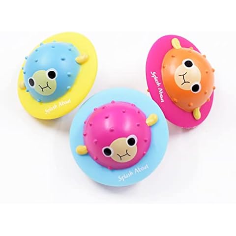 Splash About Pufferfish Flip & Float Pool & Bath Toys, Pack of 3 Cover