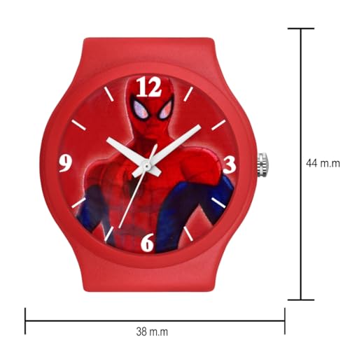 Image of Acnos Character Kid's Happy Colorful Water-Resistant Durable Watch for Boys Kids Boy with Fun Designs Adjustable Strap Positive Messages Watch for Kids