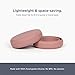 Saalt Compact Sanitizer - Menstrual Disc and Period Cup Cleaner, Microwavable, Reusable Menstrual Disc Sanitizer for Travel or Home, Collapsible, Flat-Fold Design - Sage