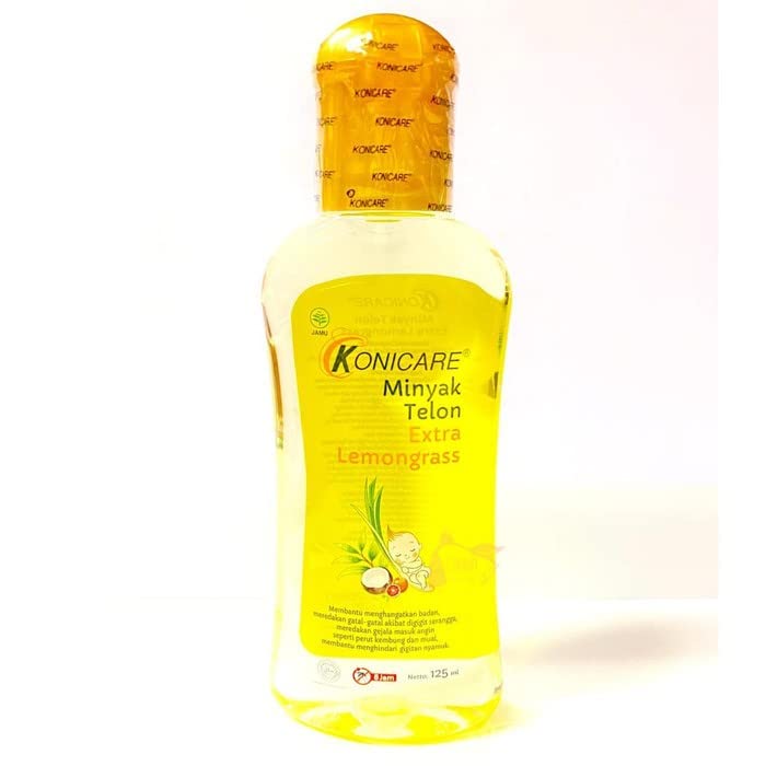 Minyak Telon Oil plus lemongrass, 125 ml (6 bottles)