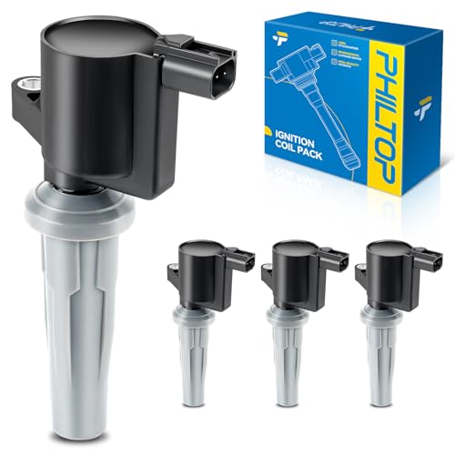 Image of PHILTOP UF621 Ignition coils Fits for Ford 2010-2020 Fusion 2.5L /2.0L /2.0T, 2009-2019 Escape 2.5L, 2014-2022 Transit Connect 2.5L, 2013-2018 C-Max, Lincoln 2011-2020 MKZ 2.0L /2.5L