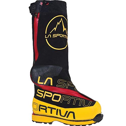 La Sportiva Mens Olympus Mons Cube Mountaineering Boots, Yellow/Black, 10.5