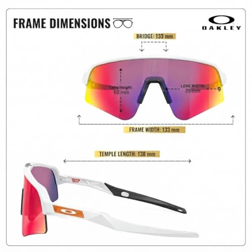 Image of Oakley SUTRO LITE SWEEP OO9465 Shield Sunglasses With Official Eyewear Kit