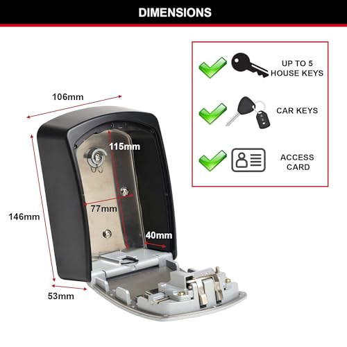 Masterlock 5403EURD Large Key Safe