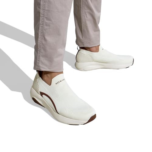 Image of Neeman's Begin Walk Ease Unisex Slip-On Shoes | Lightweight Breathable Knit Sneakers with Cushioned EVA Sole with Natural Rubber | Comfortable Walking, Travel & Everyday Casual Footwear
