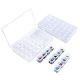 MEHRZWECKNUTZUNG- Hervorragend geeignet für die Aufbewahrung von Zubehör, getrennt und leicht zu identifizieren, super praktische Organizer-Tasche, arbeiten gut für kleine Gegenstände, wie Diamant Malerei zu halten, Edelsteine, Nagelkunst Verzierungen, Strass, Perlen, Pailletten, kleine Ohrringe, Bolzen, Halsketten, DIY Kunsthandwerk, Pille usw.