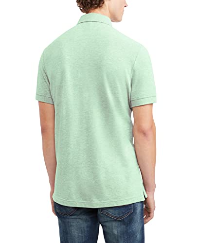 Tommy Hilfiger Men's Regular Short Sleeve Cotton Pique Polo Shirt In Classic Fit, Limpet Shell Heather, Xx-Large #TOP1