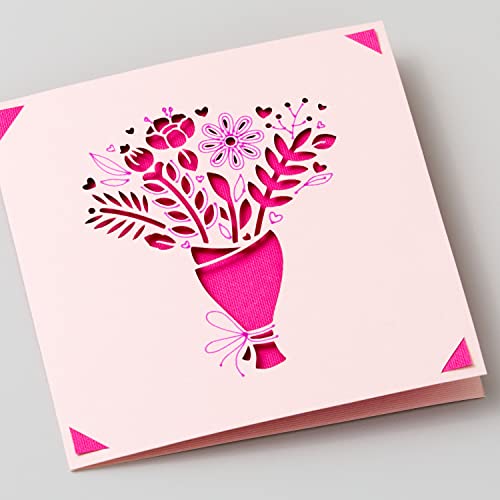 Cricut Insert Cards S40 - Create Depth-Filled Birthday, Thank You, Custom Greeting Cards at Home - Compatible With Cricut Joy/Maker/Explore Machines - Glitz and Glam Sampler (35 ct)