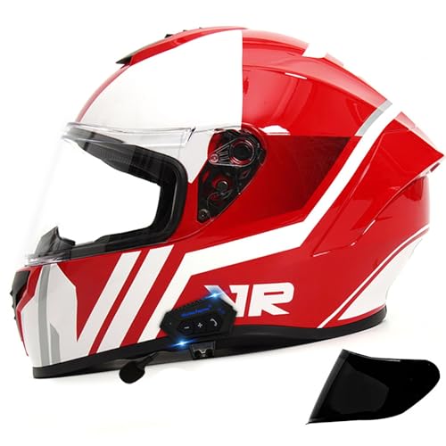 Casque de motocross modulaire fini la buée en taille L
