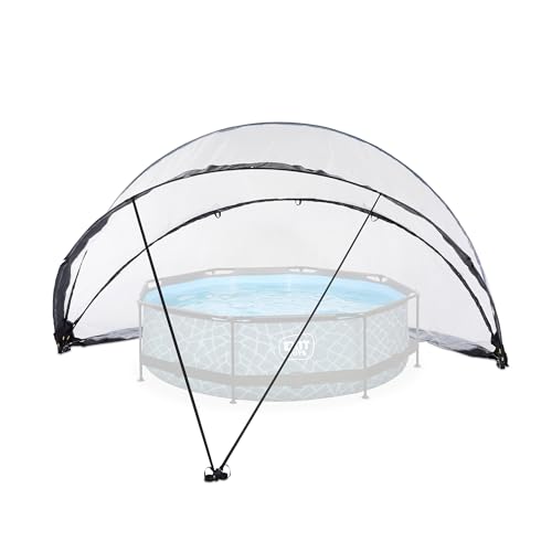 EXIT Toys Dôme de Piscine ECO - ø460cm - Convient à Tous Les Piscines et Sols - Protection pour Piscines Gonflables, à Parois en Acier, à Châssis et...