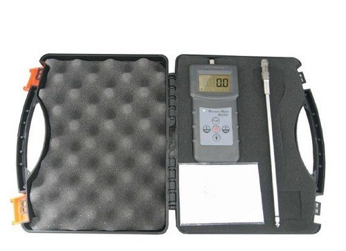 Gowe Medidor de humedad de carbón portátil, medidor digital de humedad del suelo
