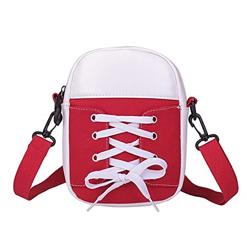 Photo 1 of 2 LINGFOO Women Shoes Shaped Little Crossbody Bags, Lady Shoulder Bags Cute Little Purses for Girls (Red)