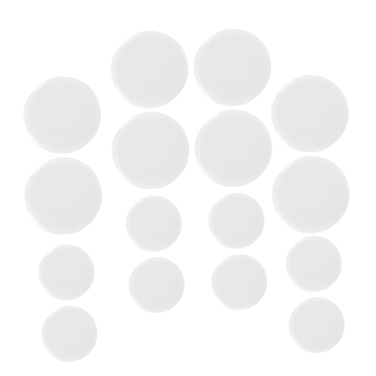 VILLFUL 40 Pcs Oil Drum Seal Cover Bucket Twisting Lid Waterproof Seal Covers Gallon Drum Lids Caps for Iron Oil Drum Bucket Covers Gallon Barrel Covers Bucket Lid Plastic White