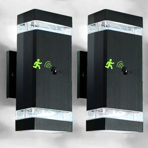 Image of rosykite Motion Sensor Outdoor Wall Lights, Dusk to Dawn Up Down LED