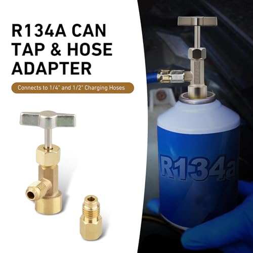 2PCS R134a Can Taps, R134a Self Sealing Can Tap Opener miniatura 4
