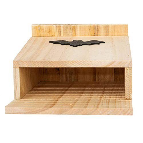 Skojig Bat box made of pine wood, fully assembled & untreated, bat house, bat cave, bat nest box - Image 5