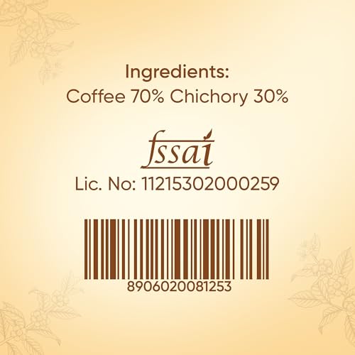 Bayar's Coffee City Roast Filter Coffee Powder 500g | Authentic South Indian Blend with 70% Coffee & 30% Chicory | Freshly Roasted & Ground for Rich Aroma & Taste