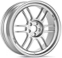 Enkei RPF1 17x8 5x114.3 45mm Offset 73mm Bore Silver Wheel 05-07 STI/06-10 Civic Si - Set of 4