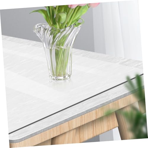 Protection table transparente PVC imperméable et résistant aux rayures de salon - 5