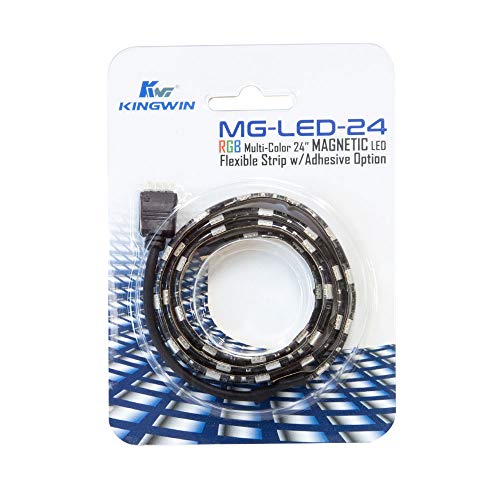 Kingwin RGB LEDXgbvCg LEDCgXgbv C SIvVt Rs[^P[X PC m[gp\R wiƖp 5050 SMD XgbvCg 24C` [Asus Aura RGBΉ]