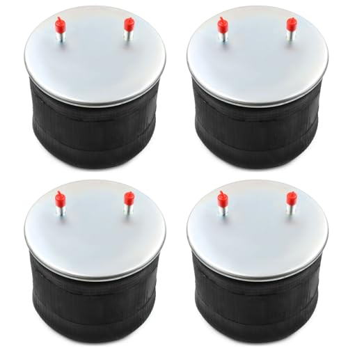 TFGCSG Front and Rear Universal Air Suspension Spring for Hendrickson Trailer S-20901 S-21784 for Firestone W01-358-8091 for Goodyear R14-171 Air Ride Strut Assembly Air Suspension Spring 4PCS