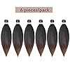 Pre-stretched-Braiding-Hair-Easy-Braid-6packs-Expression-Braiding-Hair-Box-Braids-Senegalese-Twist-Professional-Synthetic-Fiber-Crochet-Hair-Extensions-26-inch-T1B30 Pre-stretched Braiding Hair Easy Braid Professional Itch Free Synthetic Fiber Corchet Braids Yaki Texture Hair Extensions Braid Hair (26", 1B/30)