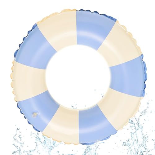 GUBOOM Anillo de Natación Inflable, Anillo de natación Inflable para Niños, Flotador Inflable, Anillo de Natación Duradero, Fiestas de Verano Junto a la Piscina (B)